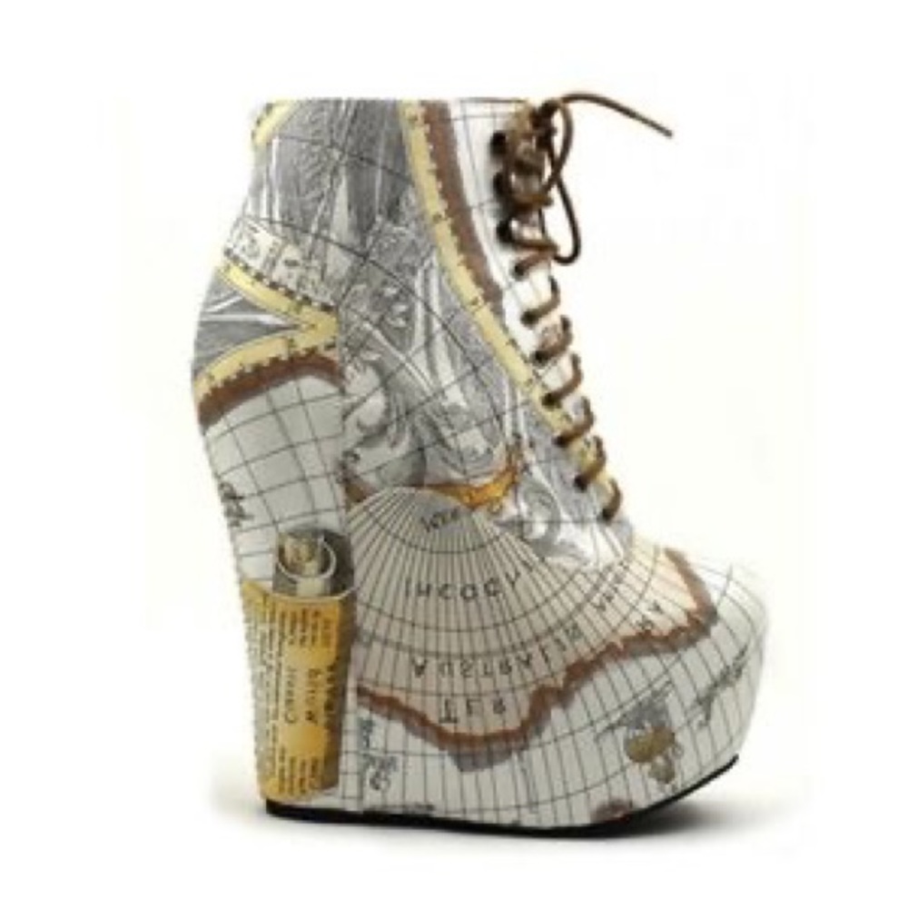 Jeffrey Campbell Charted Map Damsel